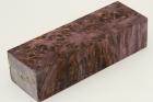 Bloc pour la coutellerie, Loupe de Peuplier stabilise violet, ref:BLpPEs60359vi