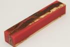 Carrelet pour le tournage, Bouleau madr + rsine rouge, ref:SRBM60482