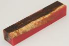 Carrelet pour le tournage, Bouleau madr + rsine rouge, ref:SRBM60485
