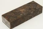 Bloc pour la coutellerie, Loupe d'Aulne stabilise noire, ref:BLpAuls60834nr