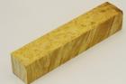 Carrelet  stylo, Loupe d'Erable Ngundo stabilis jaune, ref:SLpErs60839j