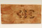 Plaquettes pour la coutellerie, Loupe de Peuplier stabilis orange, ref:PLpPEs62427o