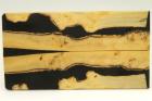 Plaquettes pour la coutellerie, loupe de Buis + rsine noire, ref:PRLpBU58654