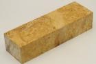 Bloc pour la coutellerie, Loupe d'Erable Ngundo stabilis naturel, ref:BLpErs63190na