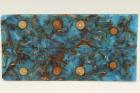Plaquettes pour la coutellerie, Mli-Mlo + rsine bleue nacre, ref:PRMM63979