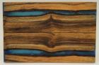 Plaquettes pour la coutellerie, Cytise + rsine bleue, ref:PRCY64292