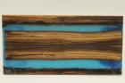 Plaquettes pour la coutellerie, Cytise + rsine bleue, ref:PRCY64413