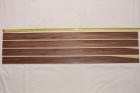Lames pour branches d'arc, Palissandre de Santos, lot de 4, ref:LAPalDS65403