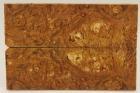 Plaquettes pour la coutellerie, Loupe d'Erable Ngundo stabilis marron, ref:PLpErs67679ma