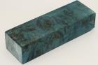 Bloc pour la coutellerie, Loupe de Peuplier stabilise bleu, ref:BLpPEs68593b