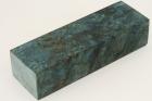 Bloc pour la coutellerie, Loupe de Peuplier stabilise bleu, ref:BLpPEs68594b