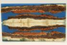 Plaquettes pour la coutellerie, Bouleau madr + rsine bleue, ref:PRBM68767