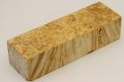 Bloc pour la coutellerie, Loupe d'Erable Ngundo stabilis naturel, ref:BLpErs69051na