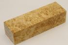 Bloc pour la coutellerie, Loupe d'Erable Ngundo stabilis naturel, ref:BLpErs69053na