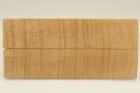 Plaquettes pour la coutellerie, Erable sycomore ond stabilis naturel, ref:PESOs69113