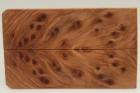Plaquettes pour la coutellerie, Loupe de Squoia stabilis naturel, ref:PLpSqs69270