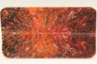 Plaquettes pour la coutellerie, rsine orange, ref:PRR69415