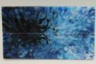 Plaquettes pour la coutellerie, rsine bleue, ref:PRR69514