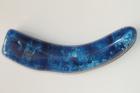 Manche pour couteau, rsine bleue, ref:MRR69663