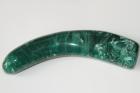 Manche pour couteau, rsine verte, ref:MRR69679