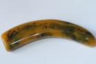 Manche pour couteau, rsine jaune, ref:MRR69674