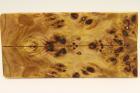 Plaquettes pour la coutellerie, Loupe de Peuplier stabilis jaune, ref:PLpPEs69990j