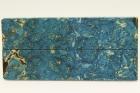 Plaquettes pour la coutellerie, Loupe d'Erable Ngundo stabilis bleu, ref:PLpErs70040b