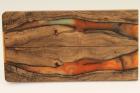 Plaquettes pour la coutellerie, Cep de Vigne + rsine multicolore, ref:PRCV70176