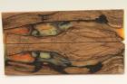 Plaquettes pour la coutellerie, Cep de Vigne + rsine multicolore, ref:PRCV70177
