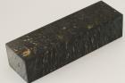 Bloc pour la coutellerie, Loupe d'Erable Ngundo stabilis noir/vert, ref:BLpErs70376nr