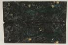 Plaquettes pour la coutellerie, Loupe d'Erable Ngundo stabilis noir/vert, ref:PLpErs70371nr