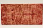 Plaquettes pour la coutellerie, Loupe de Peuplier stabilis rouge, ref:PLpPEs70578r