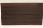 Plaquettes pour la coutellerie, Palissandre de Santos noir, ref:PPalDS70824
