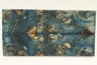 Plaquettes pour la coutellerie, Loupe de Peuplier stabilise bleue, ref:PLpPEs70893b