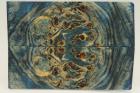 Plaquettes pour la coutellerie, Loupe de Peuplier stabilise bleue, ref:PLpPEs70896b