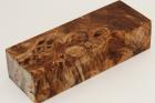 Bloc pour la coutellerie, Loupe de Peuplier stabilise marron, ref:BLpPEs70988ma