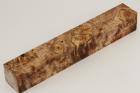 Carrelet  stylo, Loupe de Peuplier stabilise marron, ref:SLpPEs70982ma