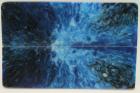 Plaquettes pour la coutellerie, rsine bleue, ref:PRR71007