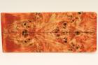 Plaquettes pour la coutellerie, Loupe de Peuplier stabilis orange, ref:PLpPEs71232o