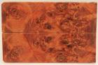 Plaquettes pour la coutellerie, Loupe de Peuplier stabilis orange, ref:PLpPEs71235o