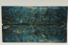 Plaquettes pour la coutellerie, Bouleau de Carlie stabilis bleu, ref:PBMs71285b