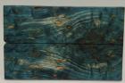 Plaquettes pour la coutellerie, Bouleau de Carlie stabilis bleu, ref:PBMs71286b