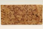 Plaquettes pour la coutellerie, Bouleau de Carlie stabilis naturel, ref:PBMs71321na