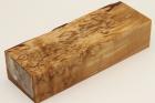 Bloc pour la coutellerie, Bouleau de Carlie stabilis naturel, ref:BBMs71341na