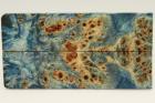 Plaquettes pour la coutellerie, Loupe de Peuplier stabilise bleue, ref:PLpPEs71425b