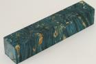 Carrelet  stylo, Loupe d'Erable Ngundo stabilis bleu, ref:SLpErs71442b