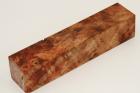 Carrelet  stylo, Loupe de Peuplier stabilise marron, ref:SLpPEs71572ma