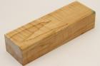 Bloc pour la coutellerie, Erable sycomore ond� stabilis� naturel, ref:BESOs72186na