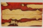 Plaquettes pour la coutellerie, loupe de Buis + r�sine rouge, ref:PRLpBU72766