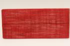 Plaquettes pour la coutellerie, Erable sycomore ond� stabilis� rouge, ref:PESOs72810r